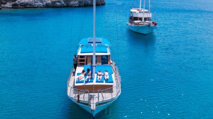 Bodrum dagcruise – naar Black Island & Aquarium Bay