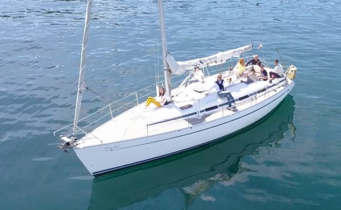 Um dia a bordo do Itaca no estuário do Sada