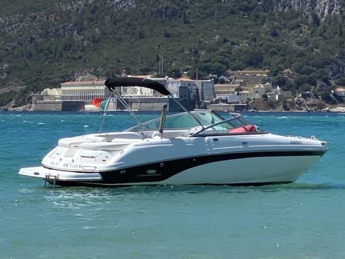 Genießen Sie 7 Stunden auf einem Schnellboot in Setúbal.