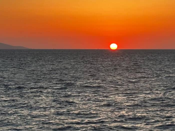 Sunset sail with an aperitif in the Gulf of Naples