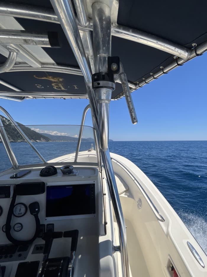 Aperitief op een boot in Portofino