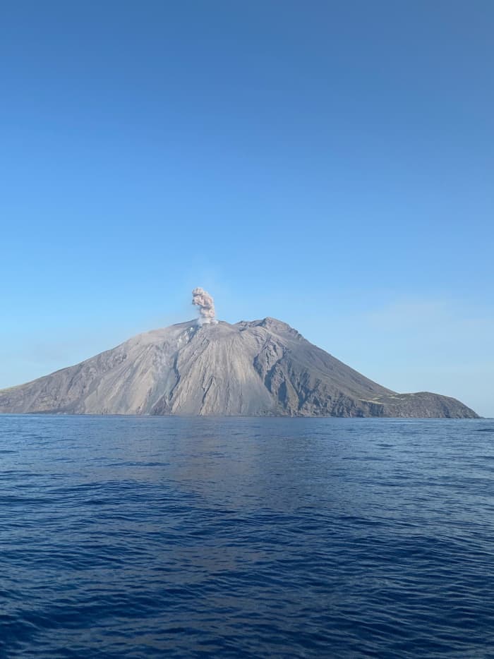 Privat Stromboli-tur + solnedgångsutbrott med 10-meters Intrepido-jolle (2023)