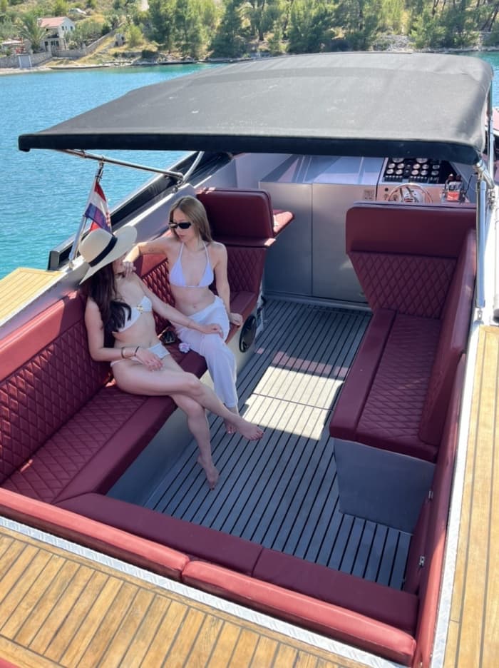 Private boat trip around Hvar on a motorboat
