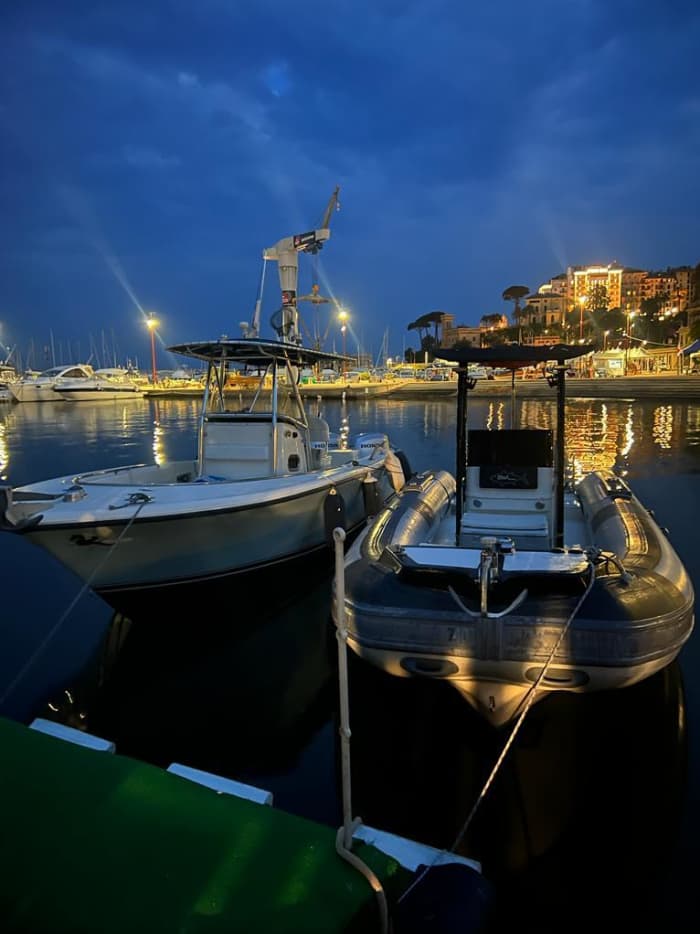 BWA 740 opblaasboottocht in Portofino met aperitief en zwemstop