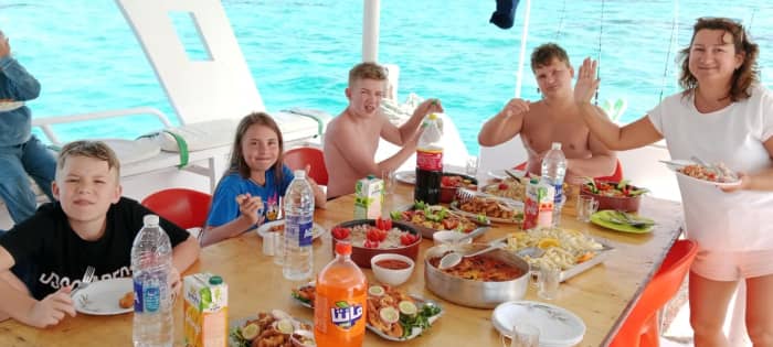 **Private Cruise from Hurghada – Snorkeling, Fishing & Magawish Island - Up to 10 guests - €760**