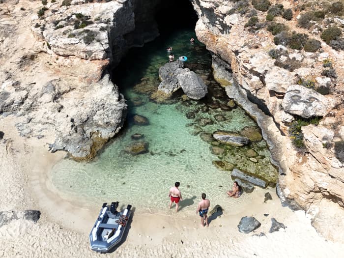 Privé-uitje van 3 uur naar de Blue Lagoon en Comino
