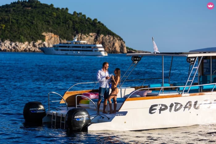 Adriatic Horizons: Full-Day Catamaran Cruise from Dubrovnik