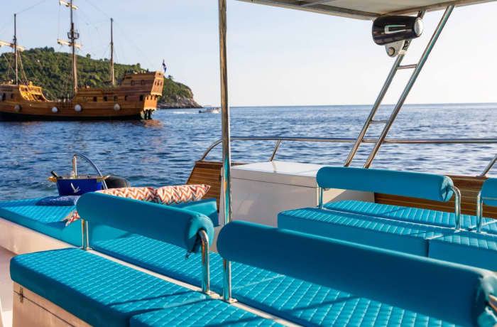 Adriatic Horizons: Full-Day Catamaran Cruise from Dubrovnik