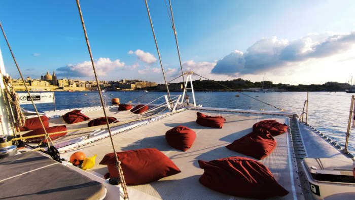 Full-Day Catamaran Cruise from Sliema – Discover Malta by Sea