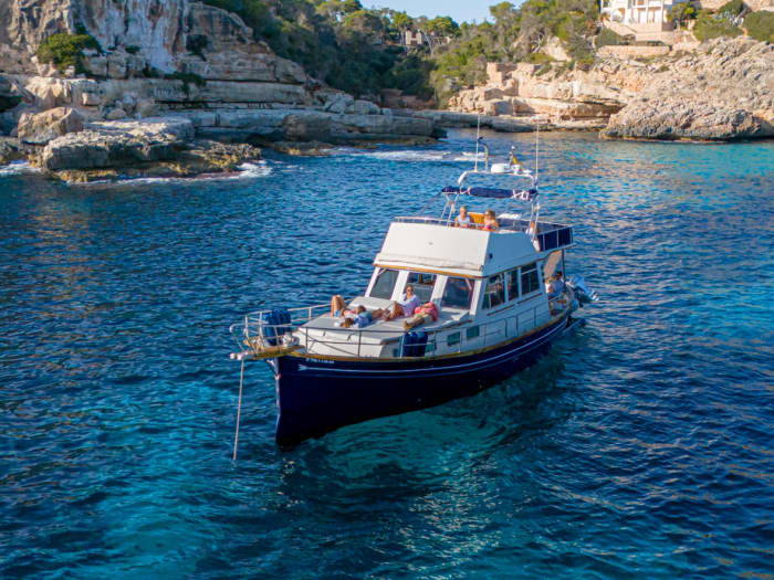 Excursion en bateau classique de 4 heures : Découvrez les criques du sud de Majorque (excursions d'une journée et au coucher du soleil également disponibles)