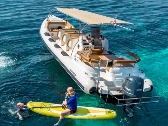 Privé-rondvaart naar de Blauwe Lagune en de Šolta-speedboot vanuit Split