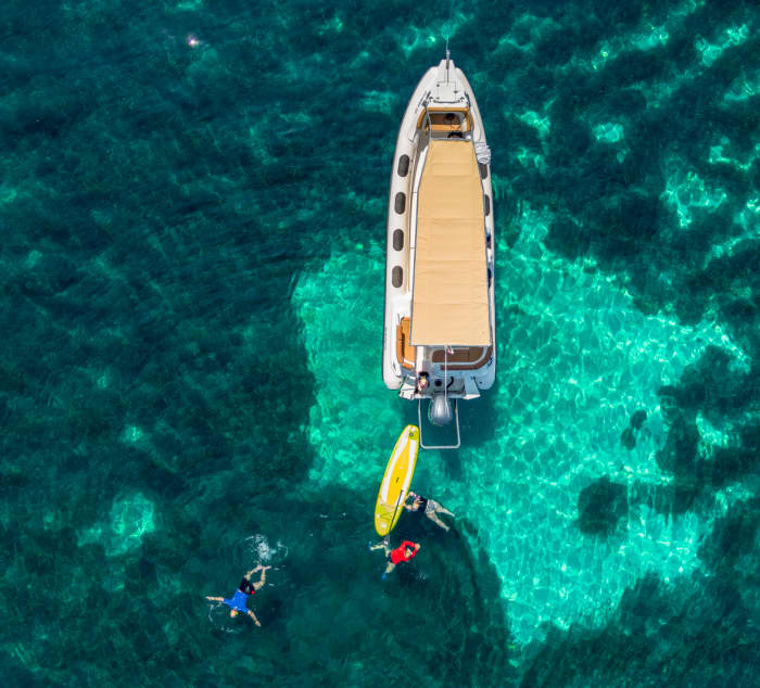 Privé-rondvaart naar de Blauwe Lagune en de Šolta-speedboot vanuit Split