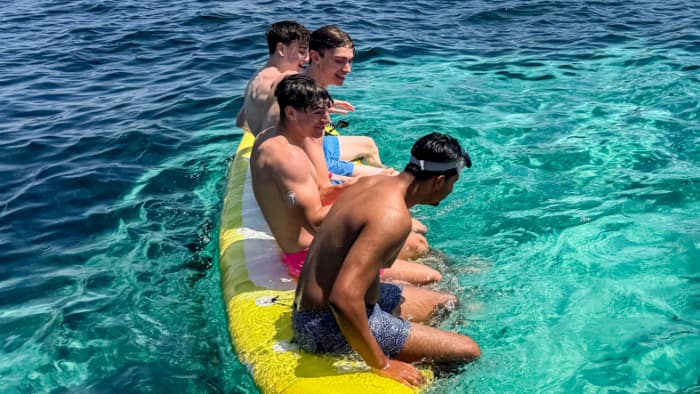Privé-speedboottocht van een hele dag naar de Blauwe Lagune en Šolta vanuit Split