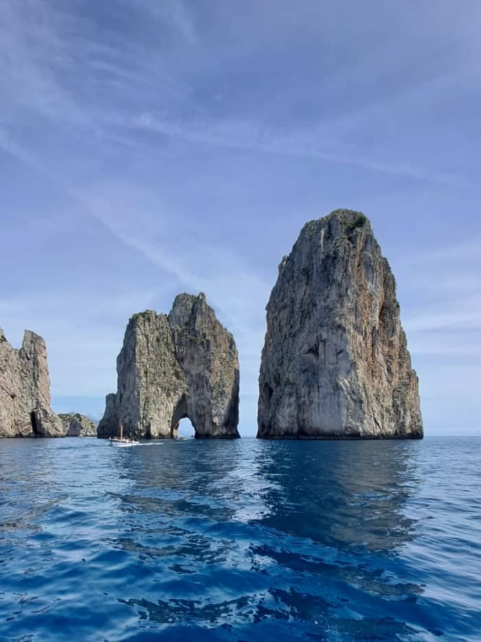 From Maiori: Capri Day Trip by Boat: Discover the Amalfi Coast in Style
