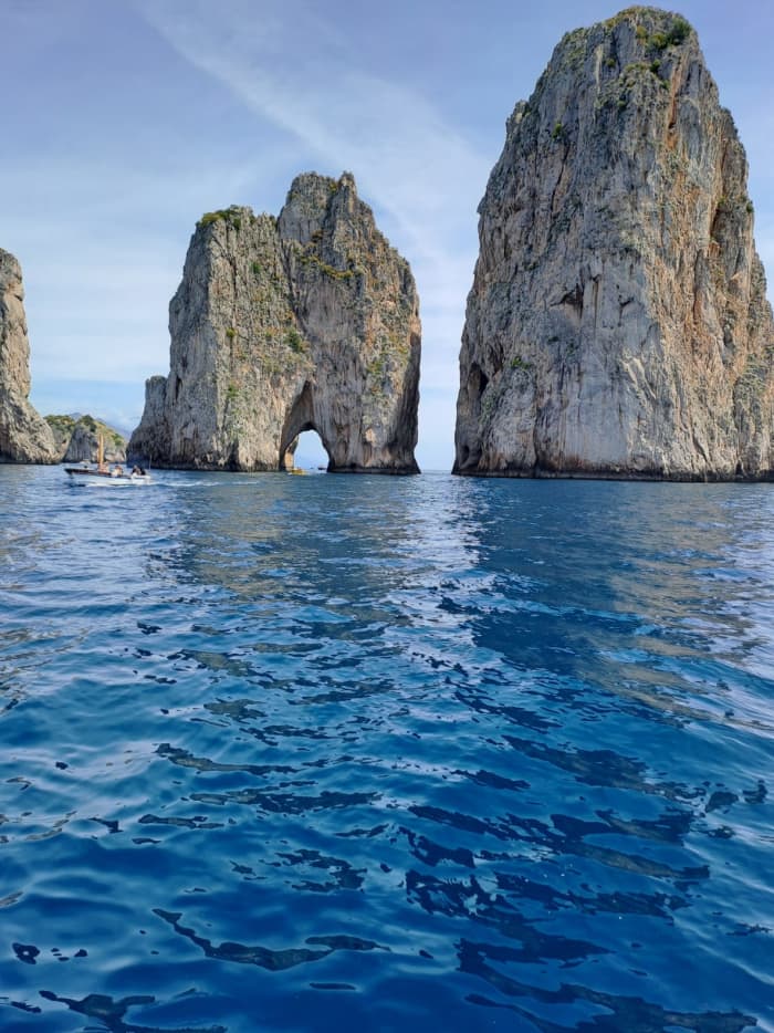 From Maiori: Capri Day Trip by Boat: Discover the Amalfi Coast in Style