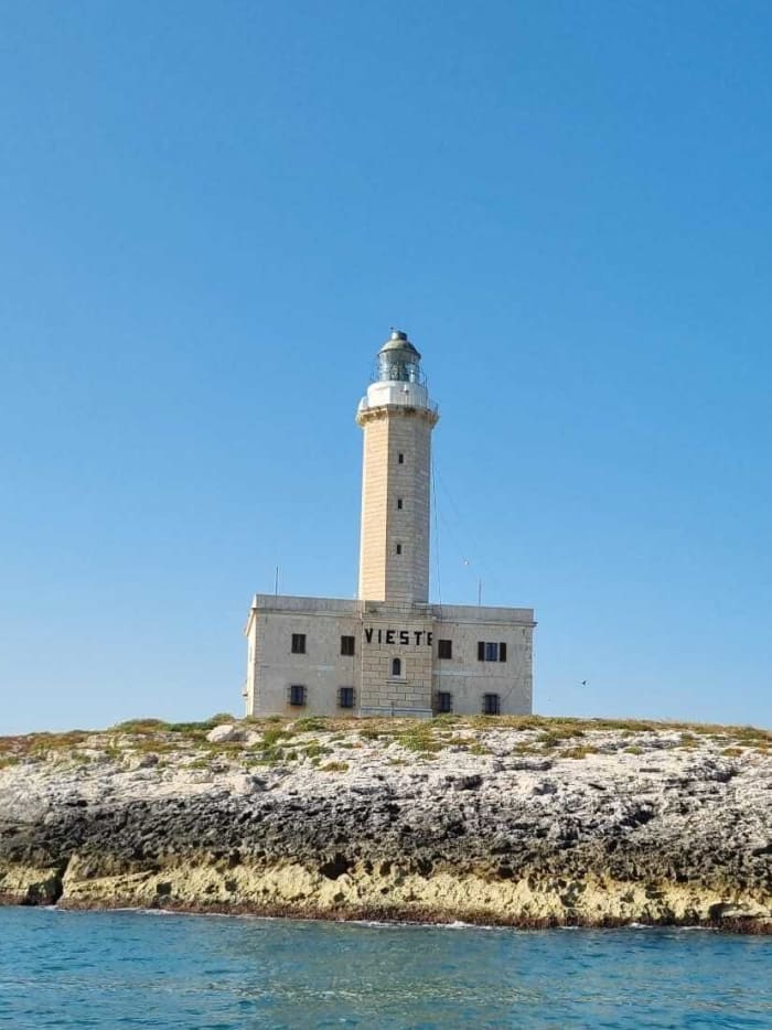 Discover Vieste's shores: A complete day trip aboard a motorboat