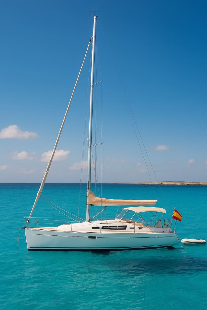 Breng 8 uur door op het warme water van Ibiza.
