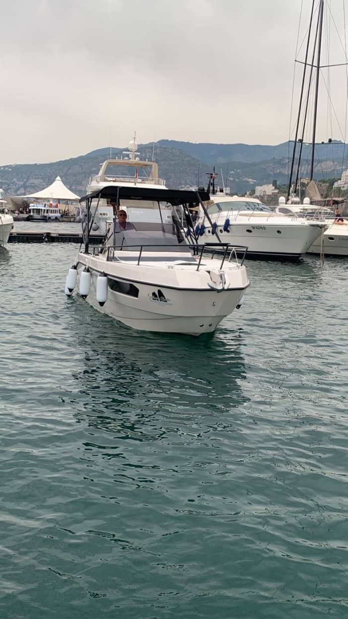Discover Sorrento on a motorboat for 8h