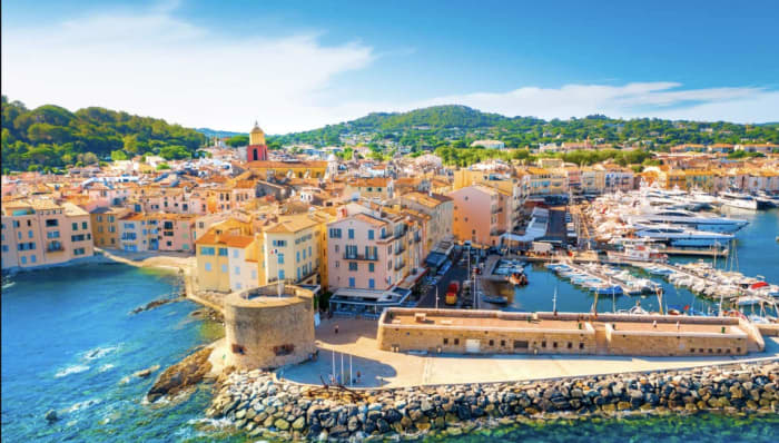 Una giornata in mare, in direzione del Golfo di Saint-Tropez.