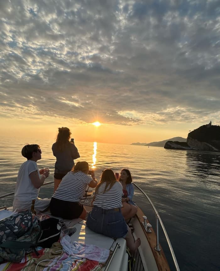 Coucher de Soleil Ligurien depuis Portovenere