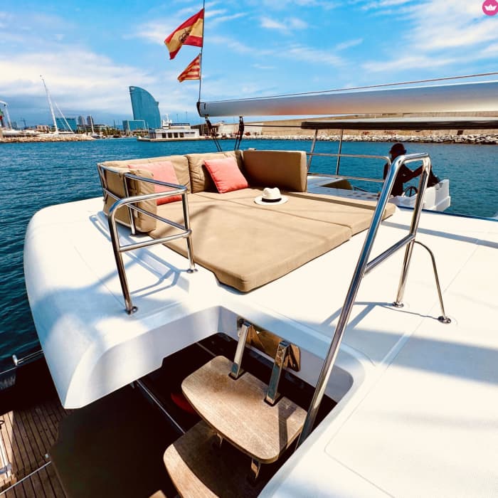 Premium Catamaran Experience Around Barcelona – 4 Hours