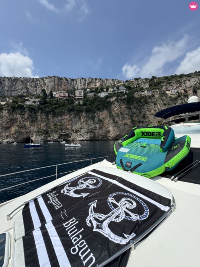 Luxe Fairline 58 jachtbeleving aan de Rivièra