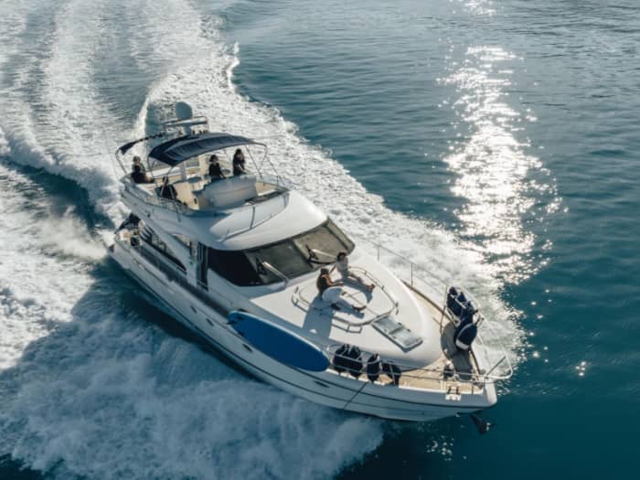 Luxe Fairline 58 jachtbeleving aan de Rivièra
