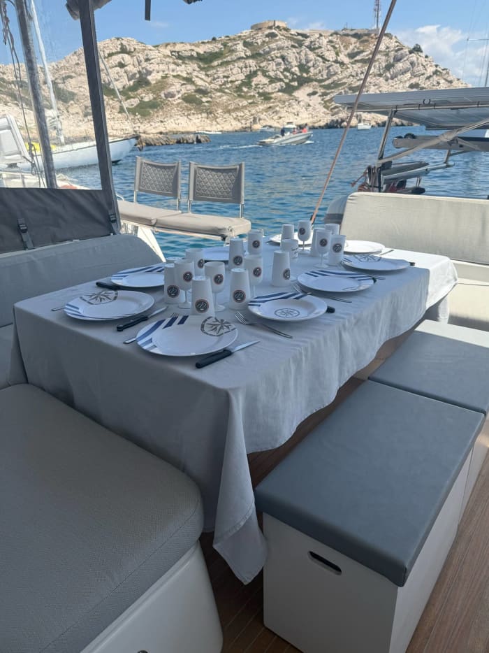 Enjoy a full day of sailing in Marseille on a catamaran