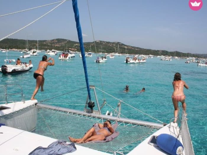 Heldags katamaransport från Palau och La Maddalena: Natur, hav och underverk med start från hjärtat av Maddalena skärgård