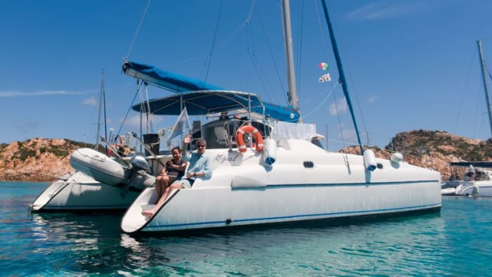 Heldags katamaransport från Palau och La Maddalena: Natur, hav och underverk med start från hjärtat av Maddalena skärgård