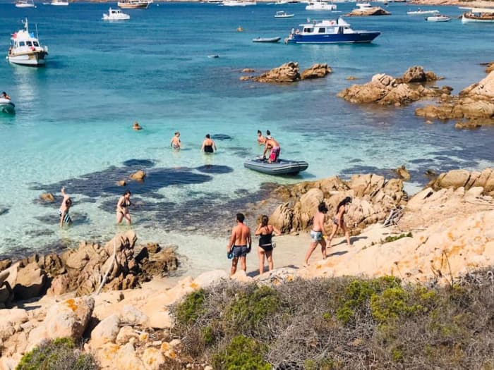Heldagskatamaran från Palau: Upptäck pärlorna i La Maddalena skärgård