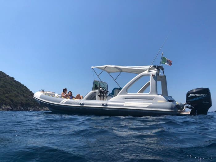 Your private motorboat for a day around Porto Ercole