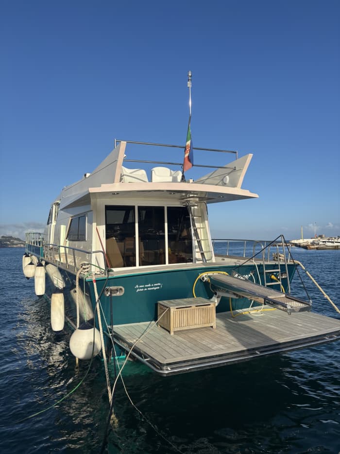 En dag mellan Bacoli, Capo Miseno och ön Procida
