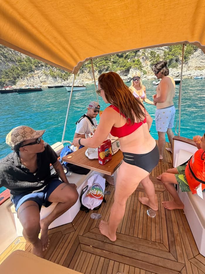 Private boat tour to Capri from Capri (3.3 hours)