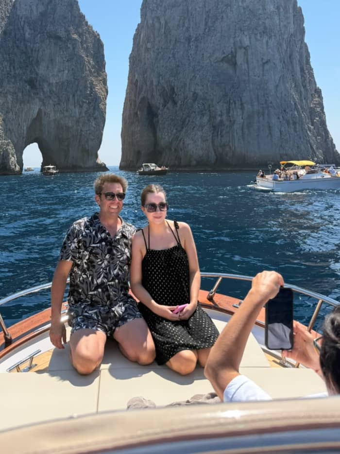 Private boat tour to Capri from Capri (3.3 hours)
