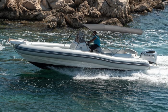 Motorbåtsupplevelse | Tur till Blå lagunen och ön Šolta från Trogir