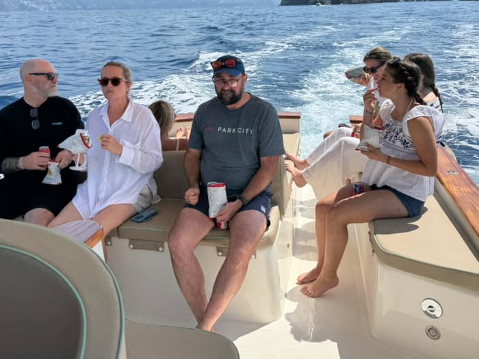Capri by boat