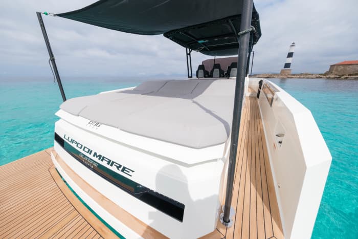 D36 Lupo Di Mare all inclusive, Fuel, Skipper, Sail to Formentera Illetas with a fixed price and without worries.