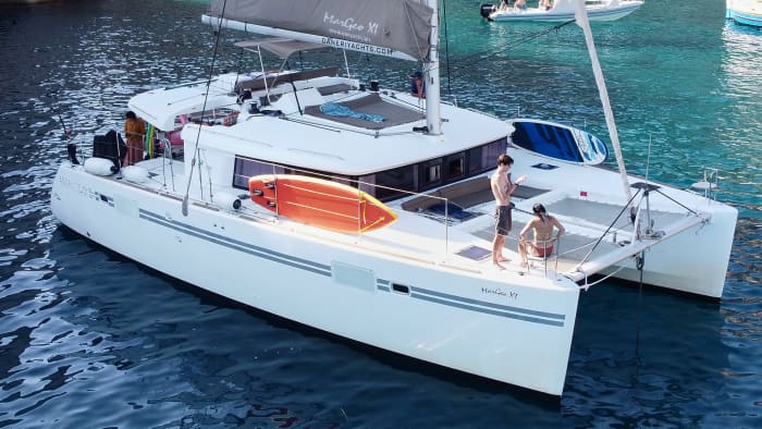 Croisière Lagoon 450F-Luxe PM à Milos