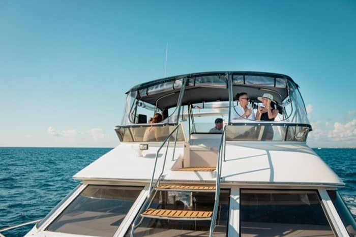 Verken Tulum vanaf het water: een hele dag op het water aan boord van een motorboot.