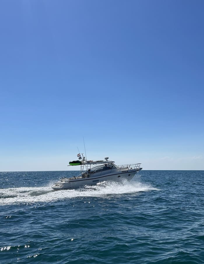 Una giornata a Umag su un motoscafo.