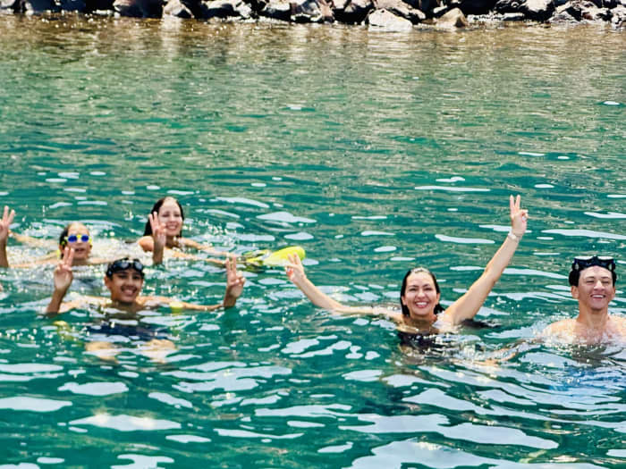 Enjoy a full day on a motorboat in Santorini