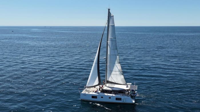 Lagos: Cruzeiro de catamarã de luxo de dia inteiro