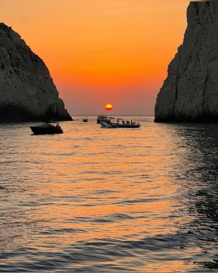 Zakynthos Sunset: Turtle Island Keri caves & Myzithres beach
