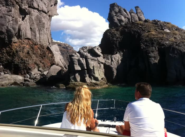 Croisière de 8 heures : ruines de Délos et paradis de Rhenia
