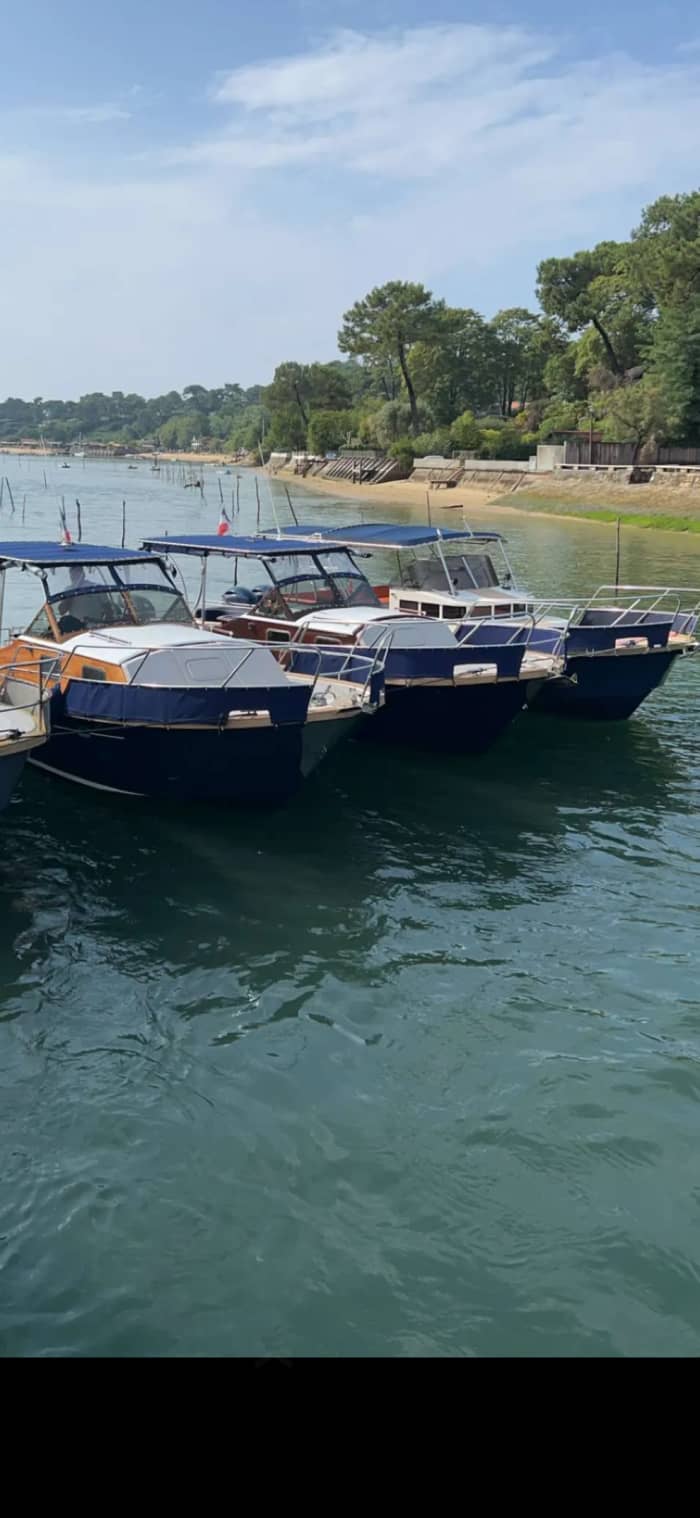Een privé-motorboot voor een dag rond Arcachon.
