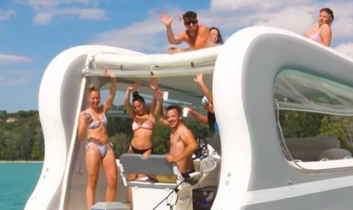 Zee-ontsnapping aan de baai van Málaga
