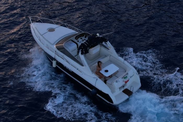 Private boat trip around Sorrento on a motorboat
