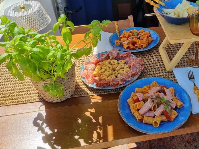 Avondaperitief aan de kust