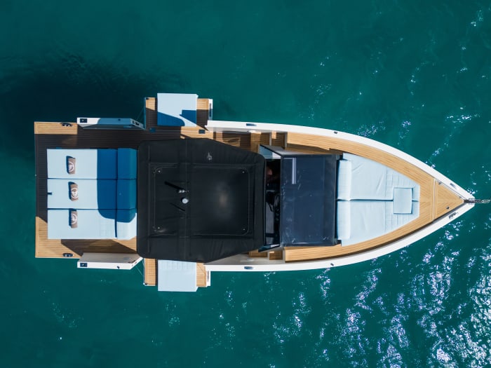 D34 Dandy I All inclusive, fuel, skipper, Sail to Formentera Illetas with a fixed price and without worries.